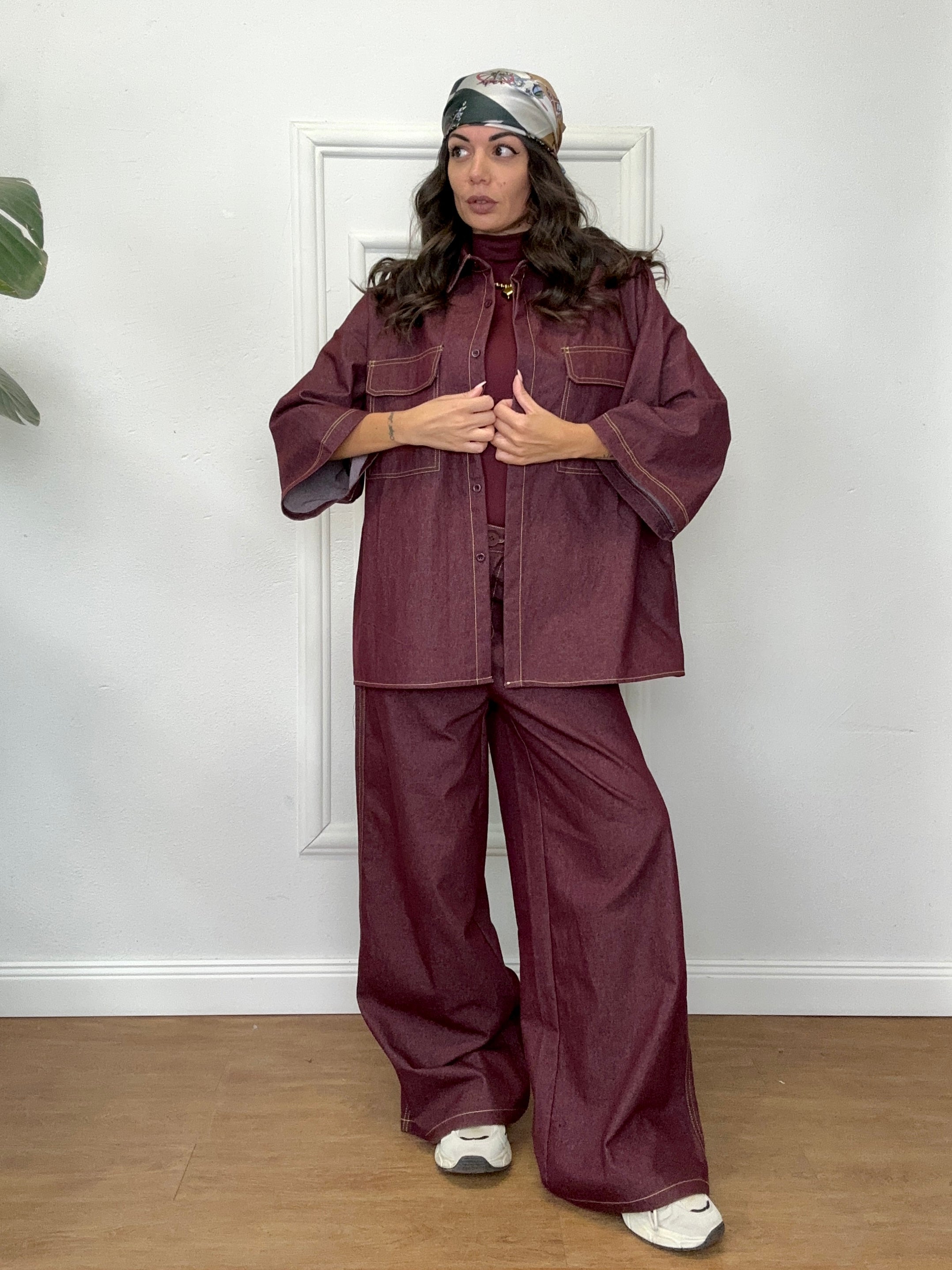 Giubbino giacca NEW COLLECTION prugna