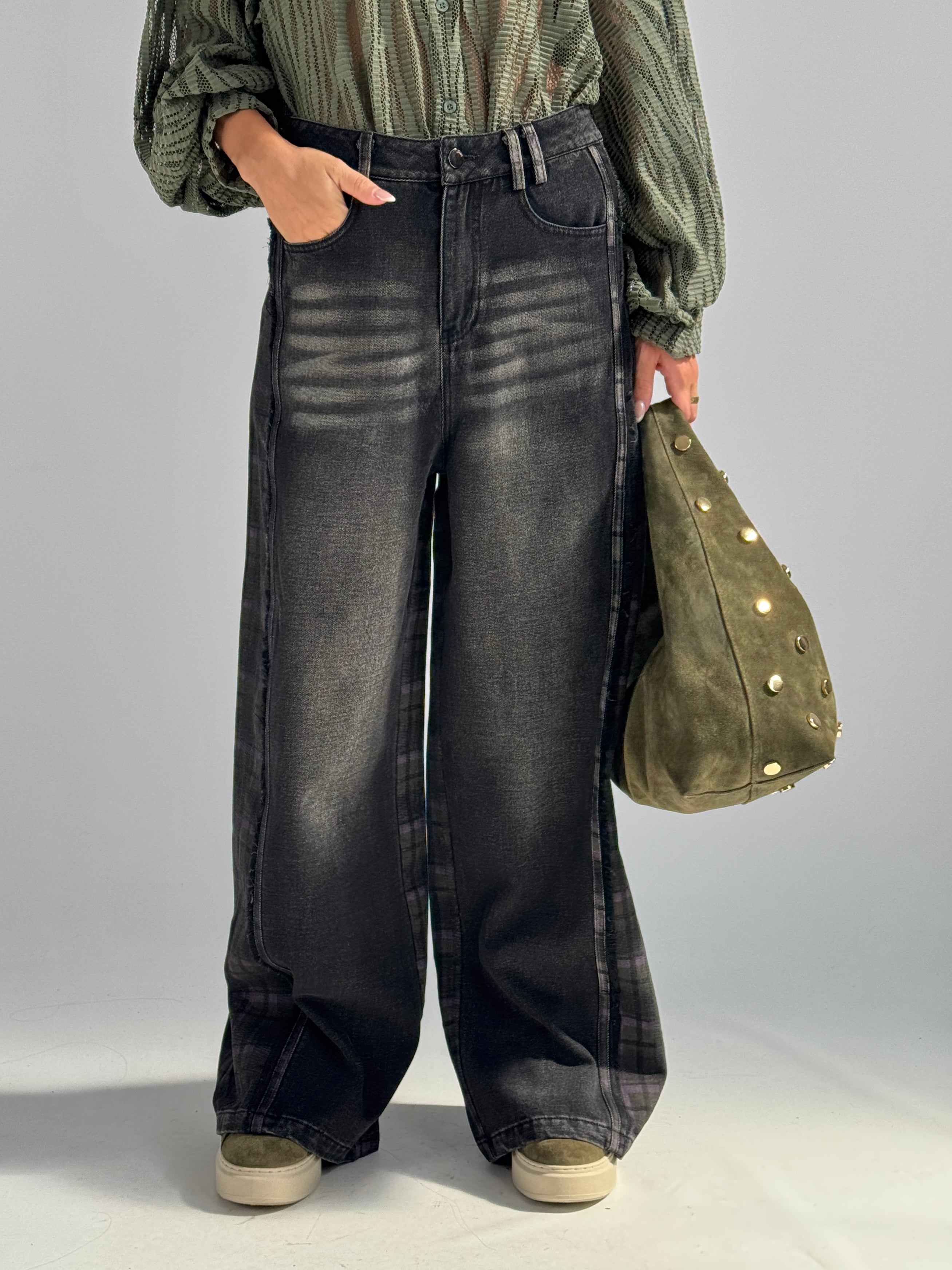 Jeans doppia fantasia