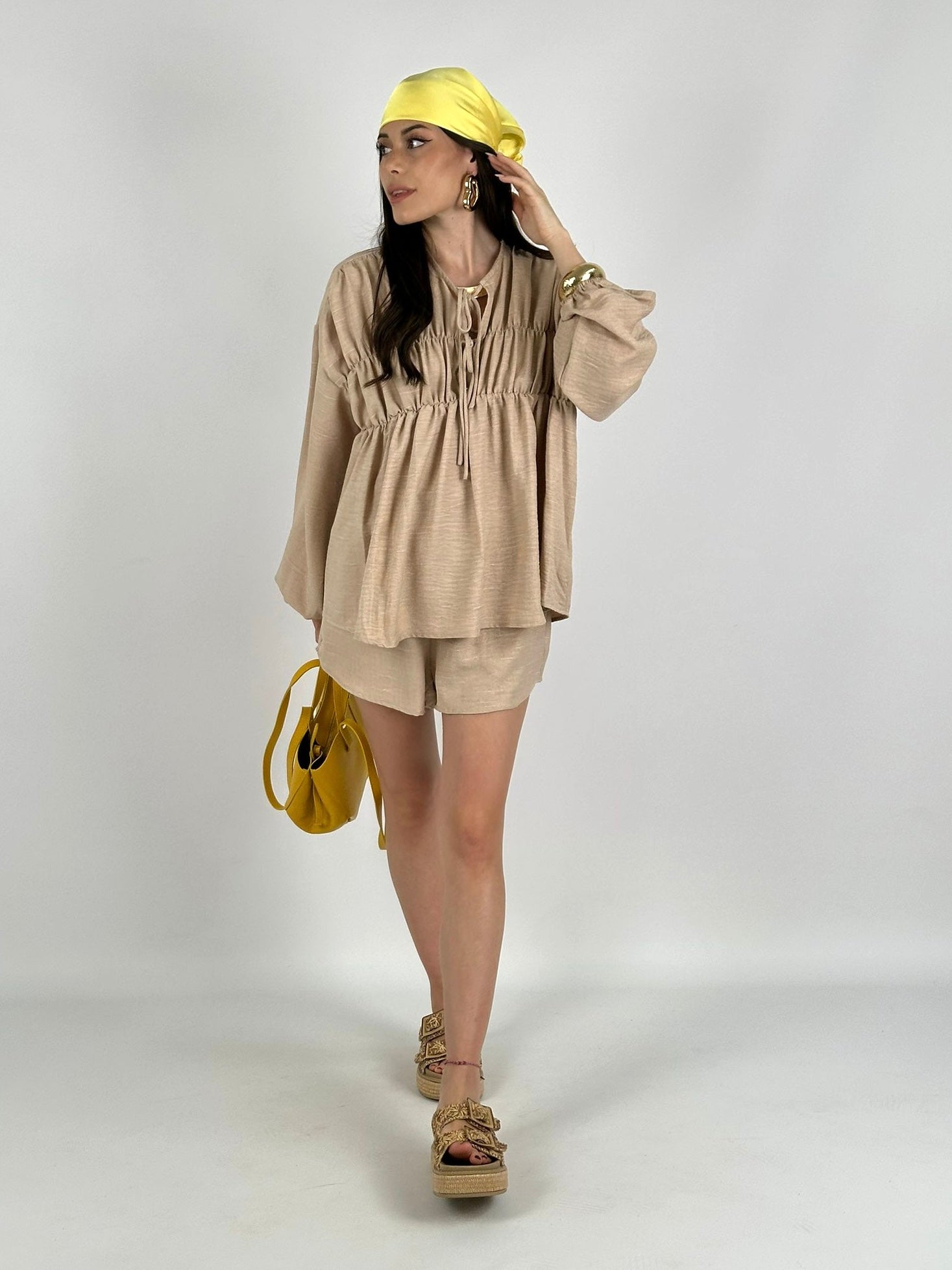 Camicia completo Monaco beige