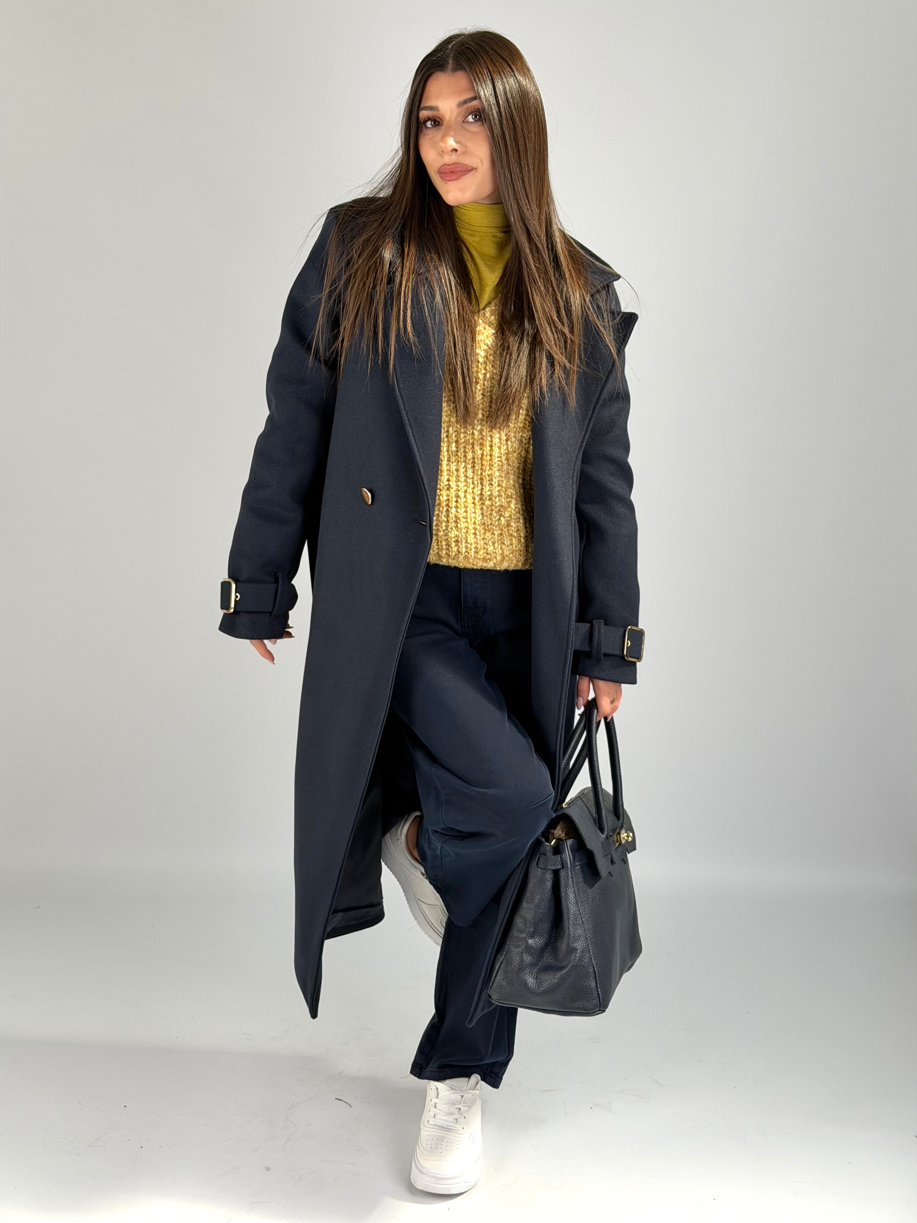 Cappotto Taylor blu