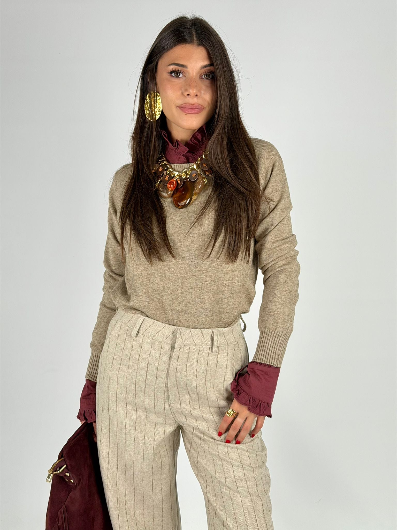 Maglia Agata beige
