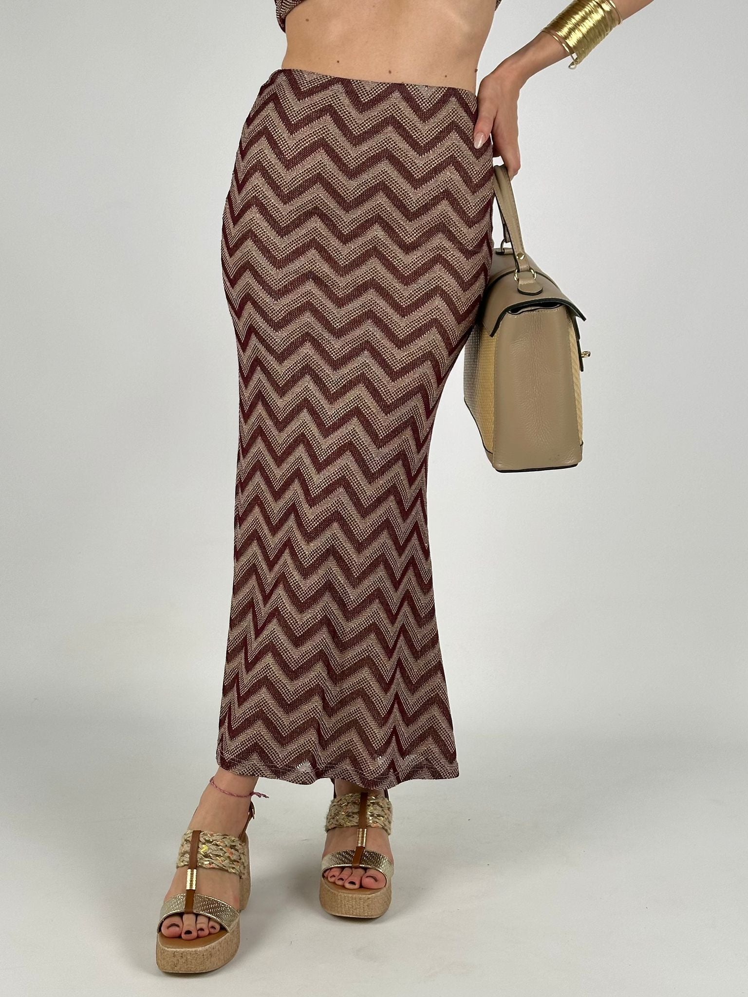 Completo missoni malva