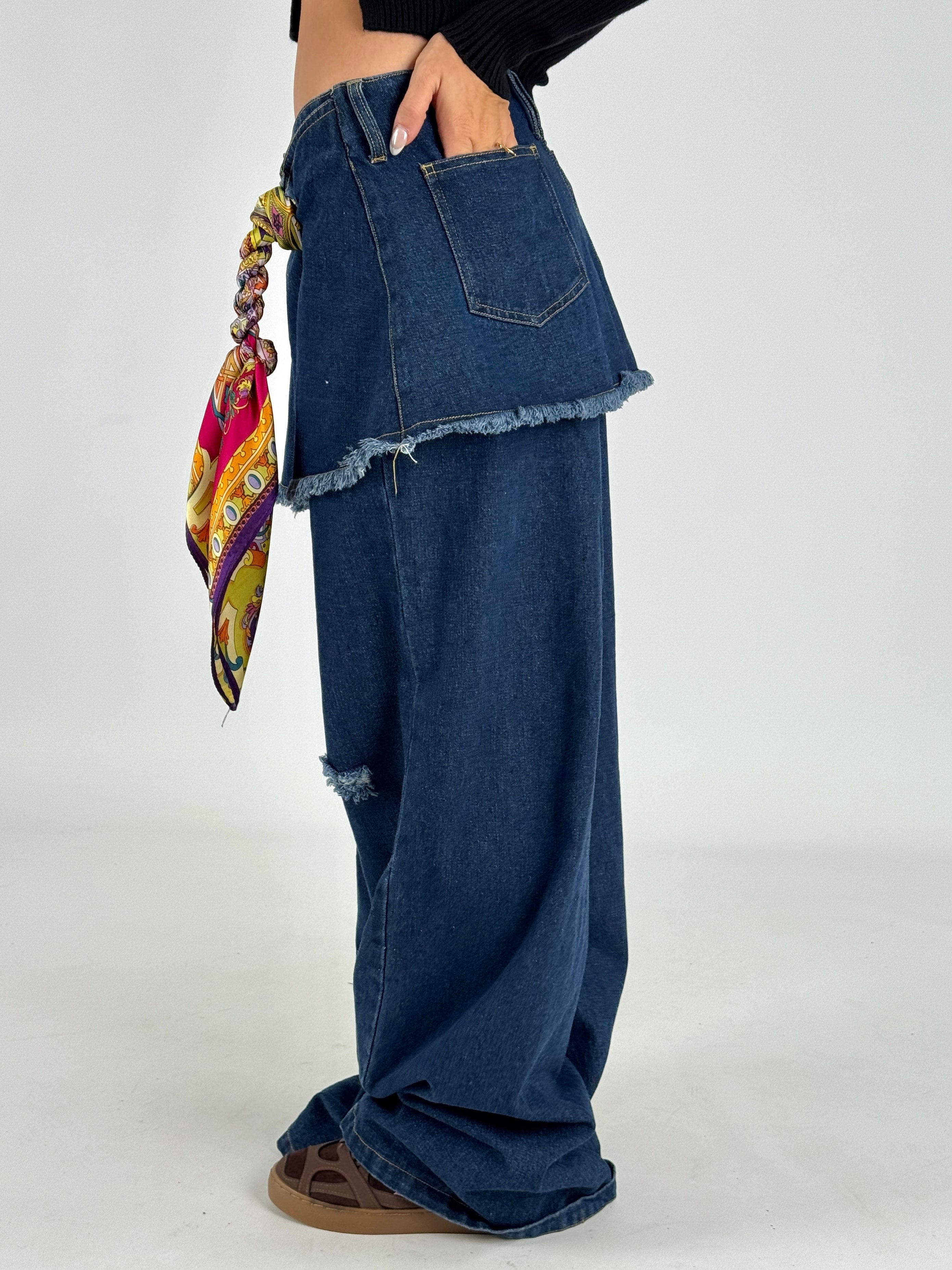 Jeans gonnellino