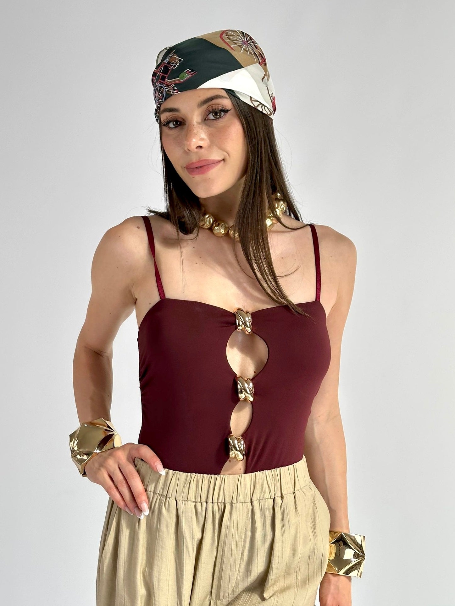 Pantalone Fly beige