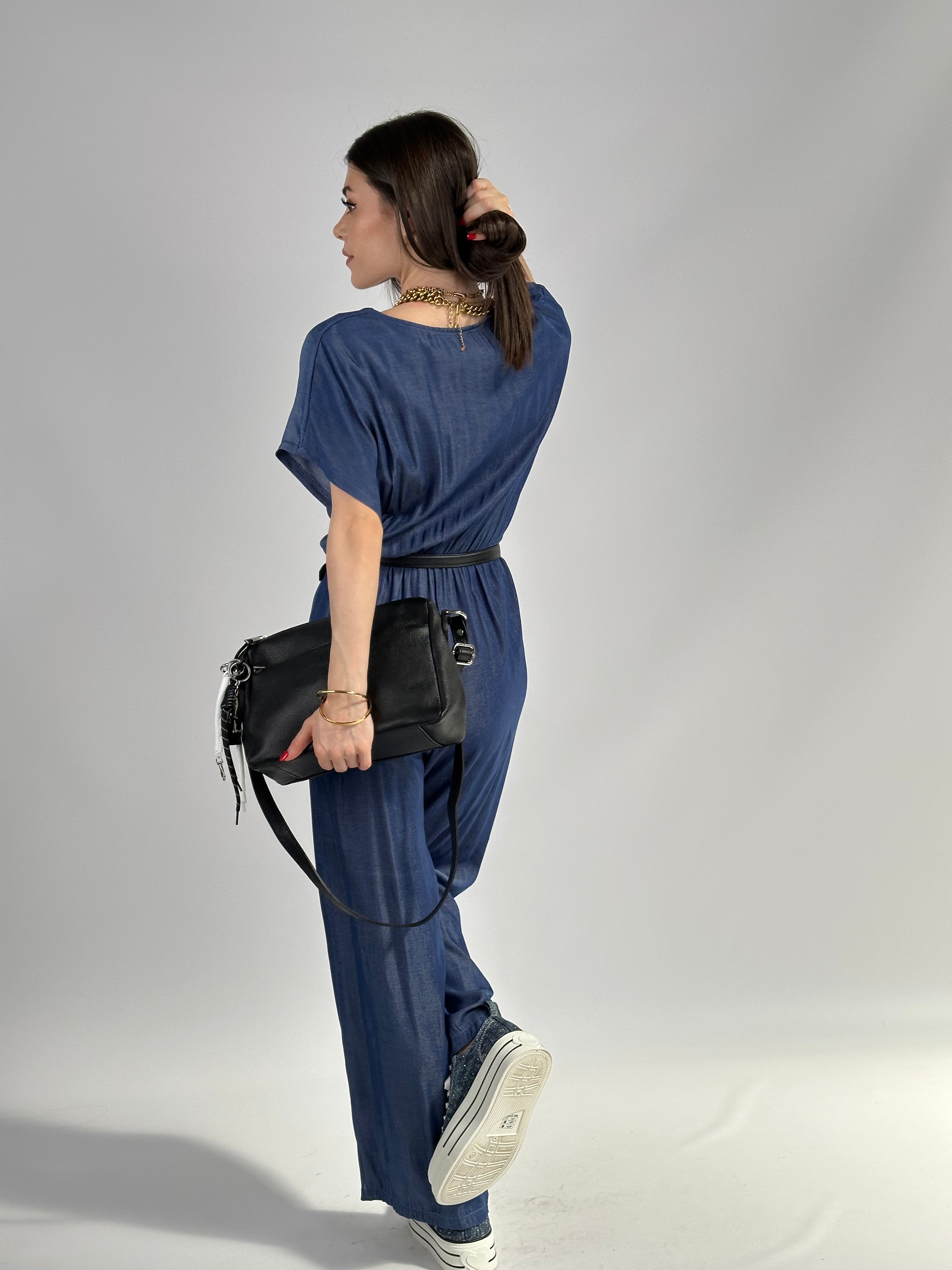 Tuta everyday denim blu