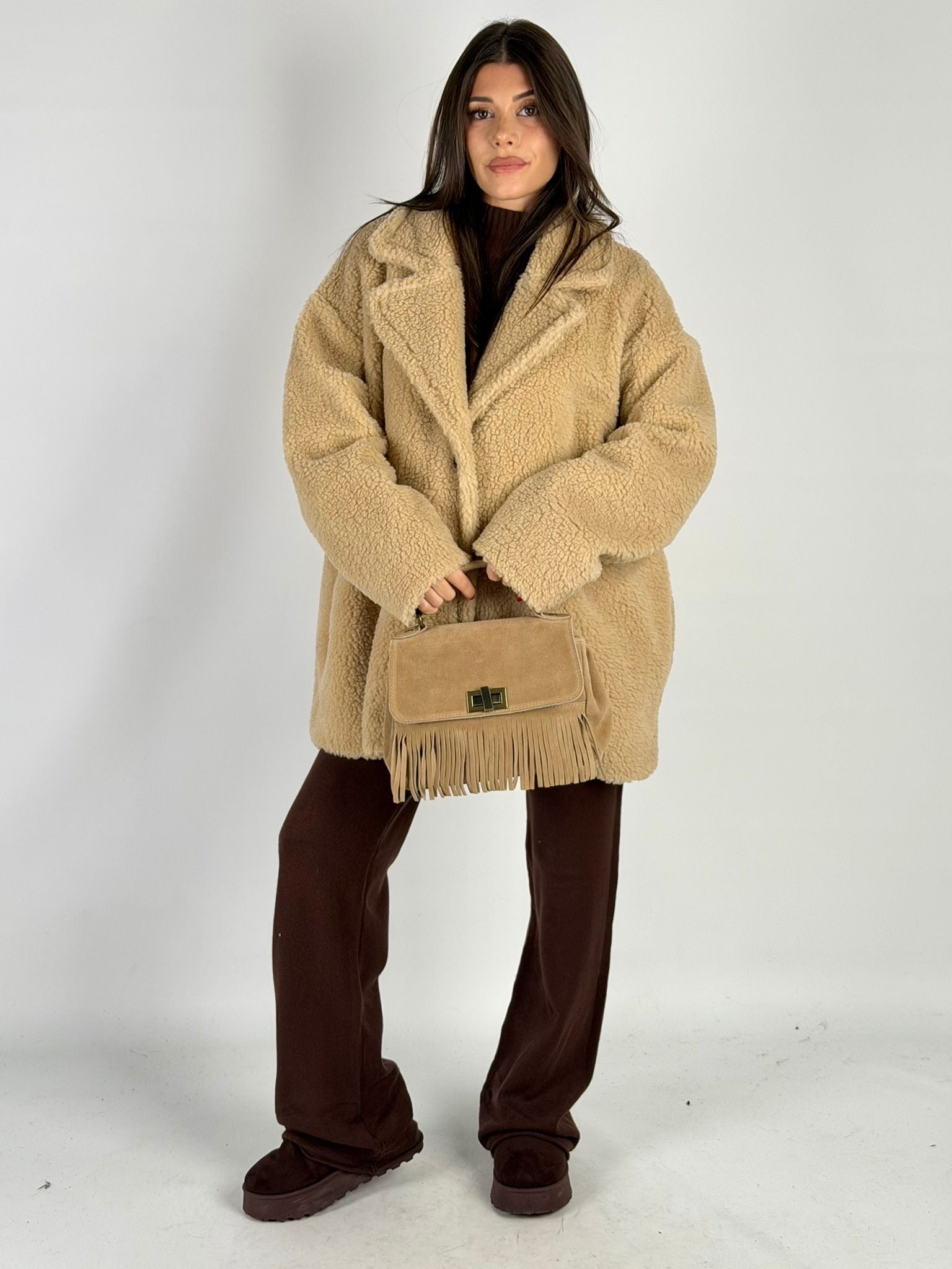 Teddy 3/4 Moira beige