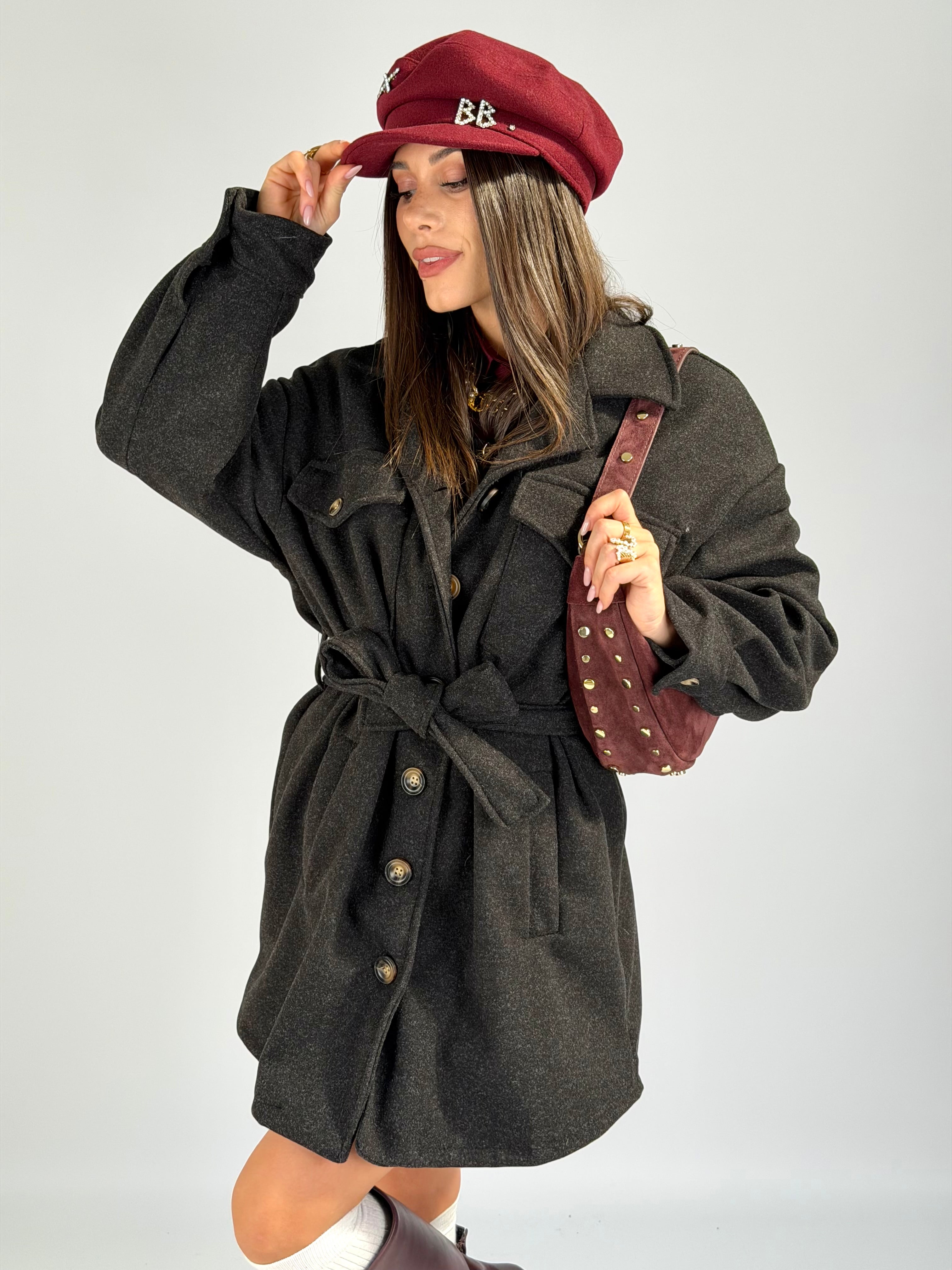 Cappotto Milena nero