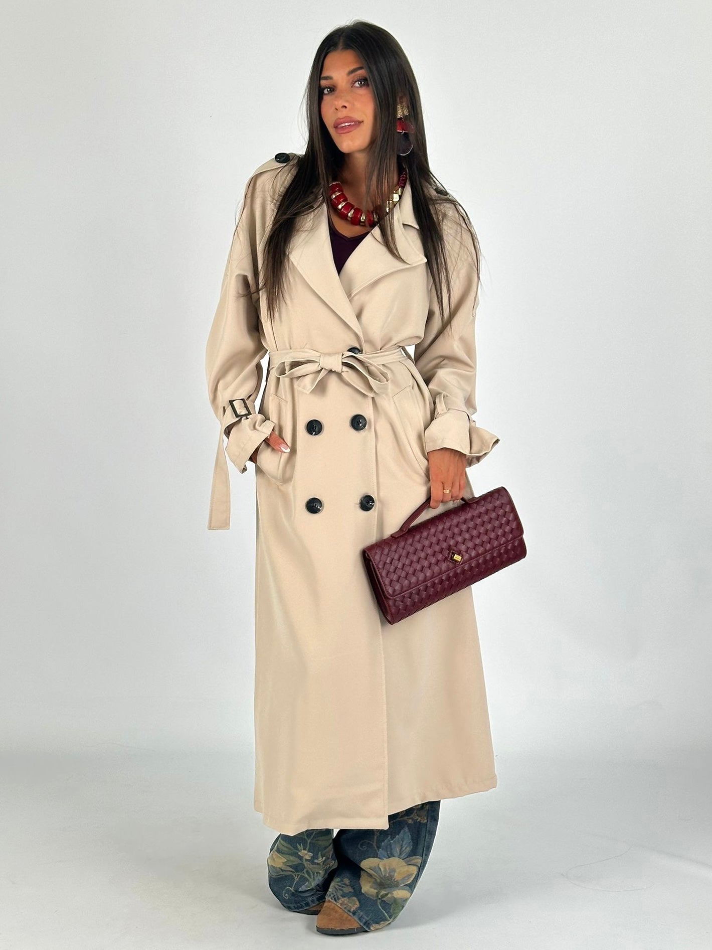 Trench New collection beige