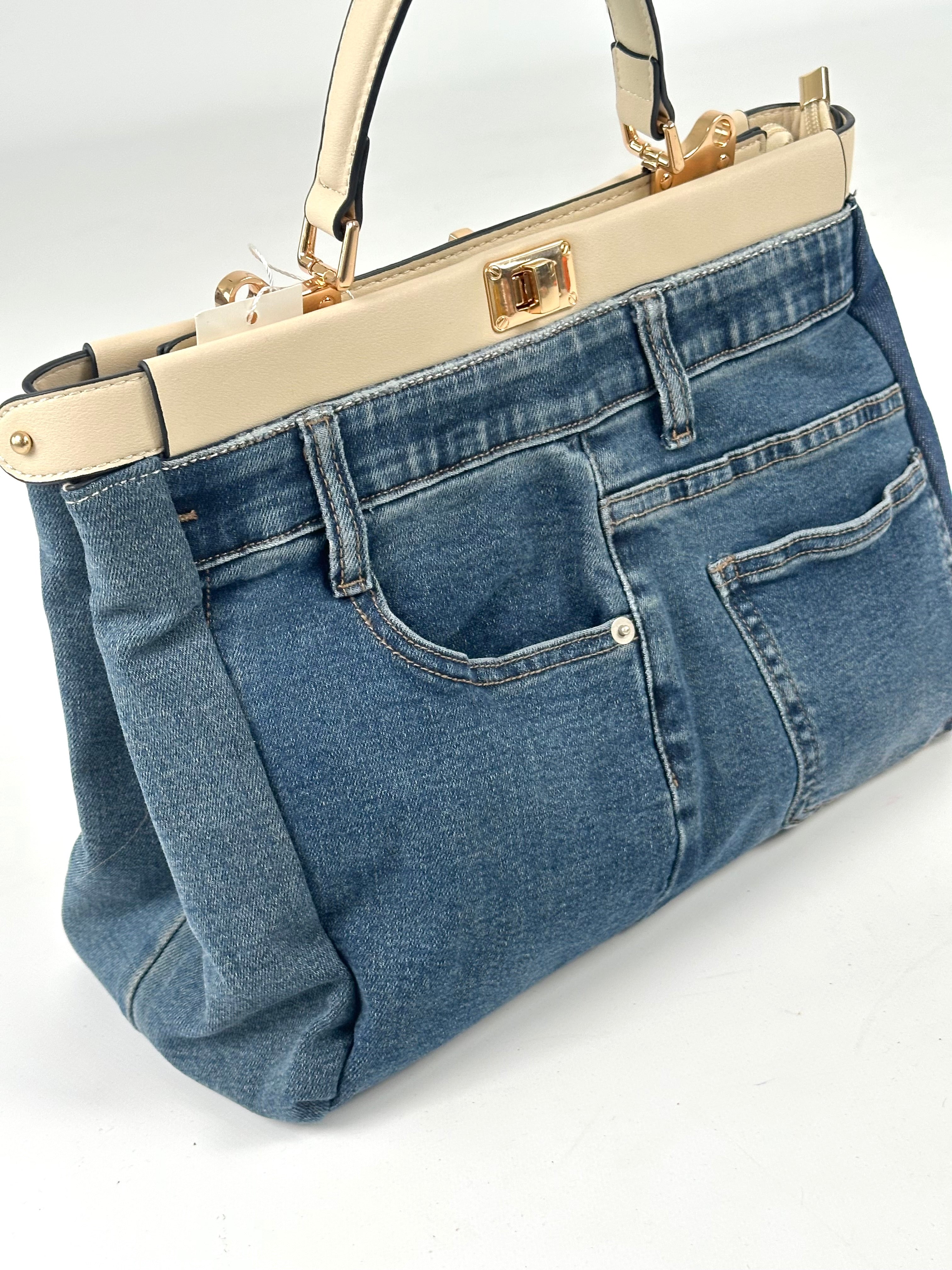 Borsa denim Peek