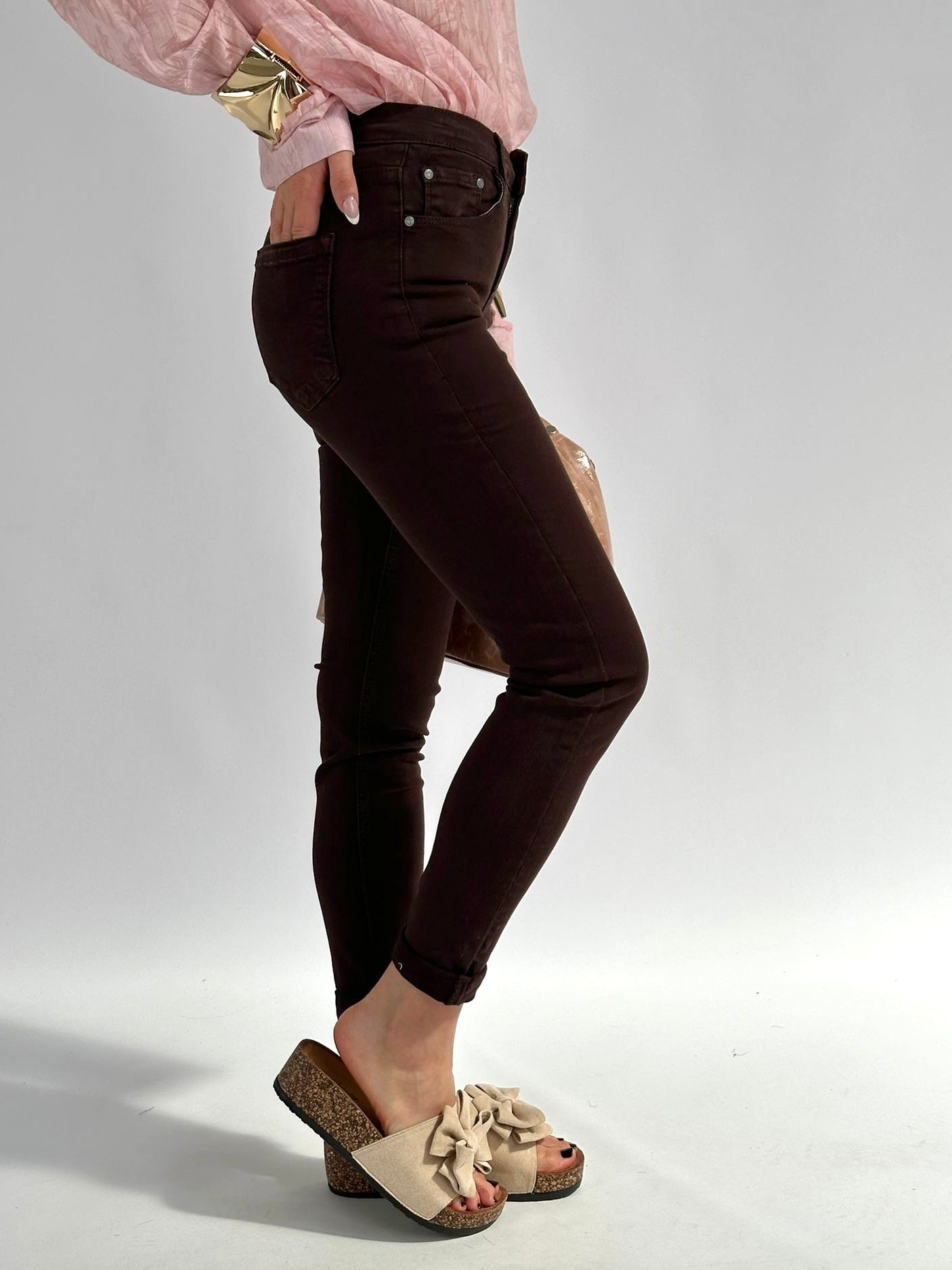 Jeans Elisir marrone