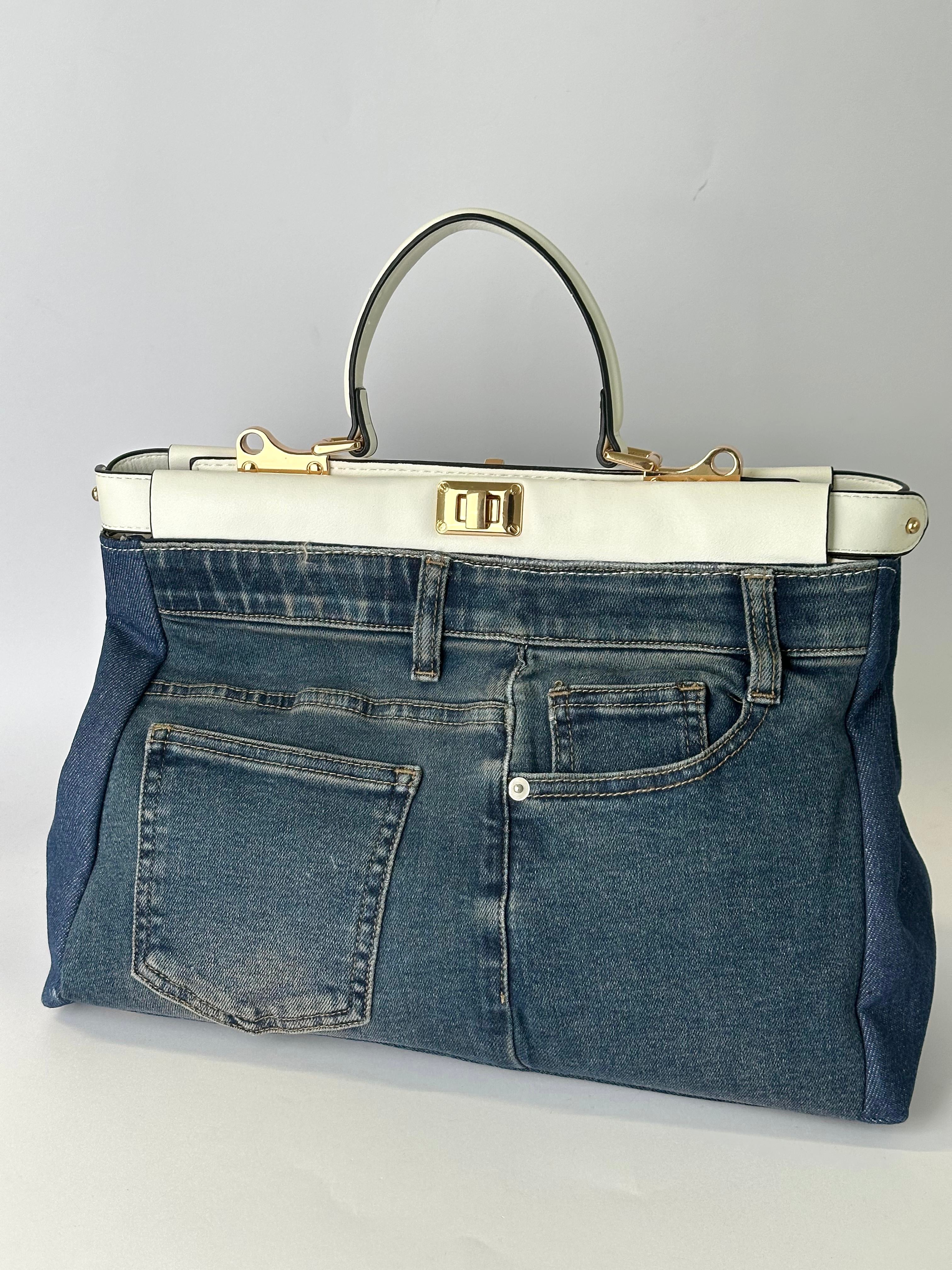 Borsa denim Peek