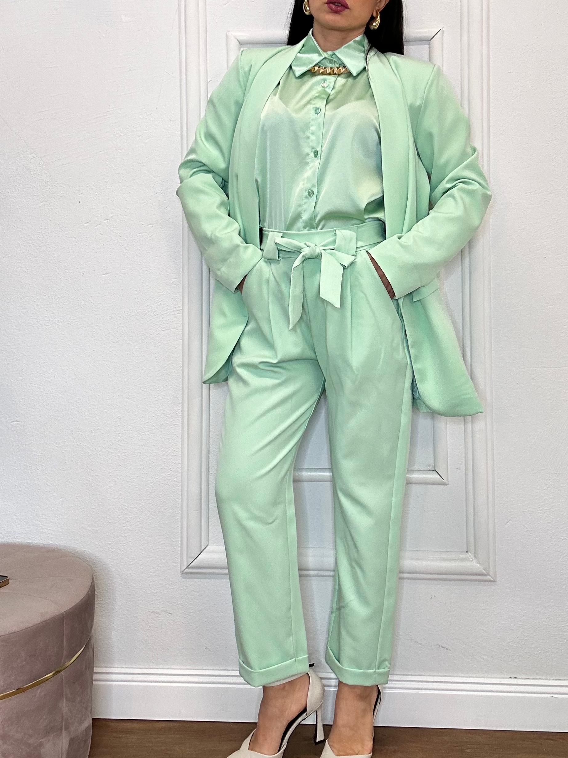 PANTALONE COMPLETO RAINBOW 530 verde salvia