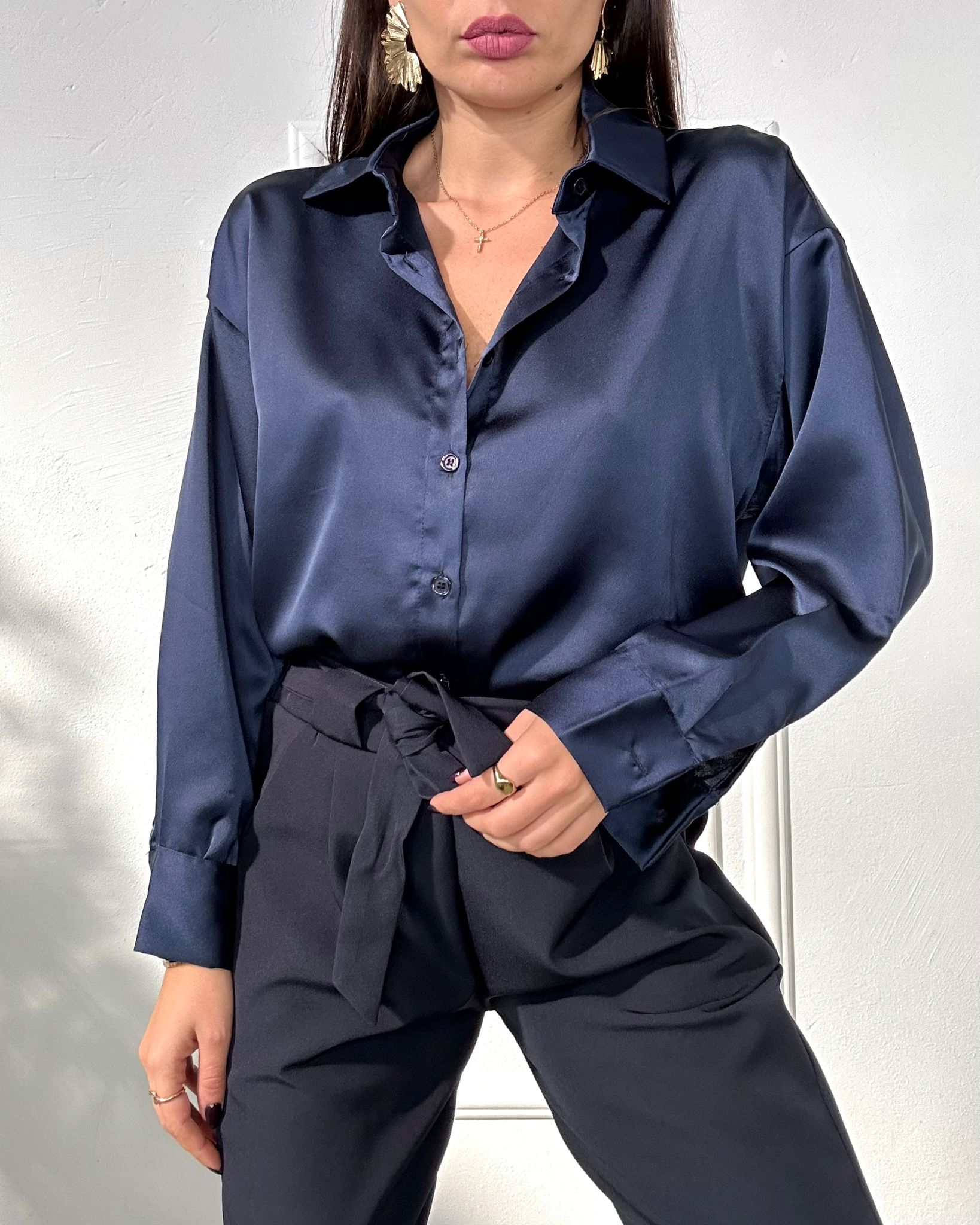 Camicia Mon Amour blu