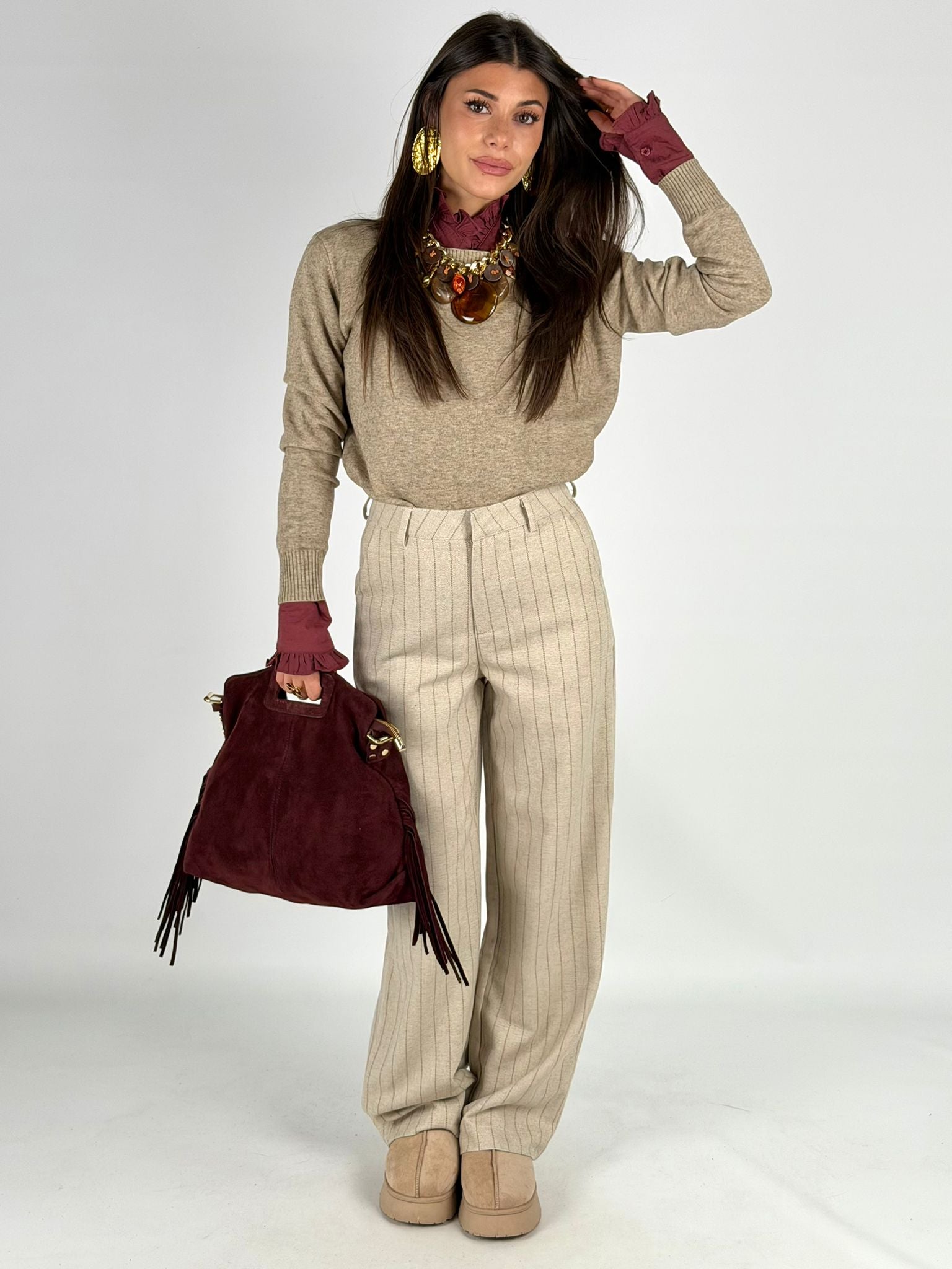 Maglia Agata beige