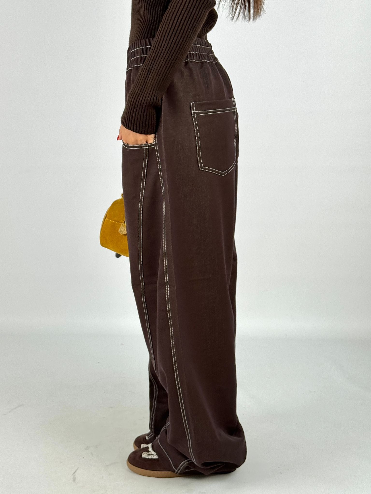 Jeans Ester marrone