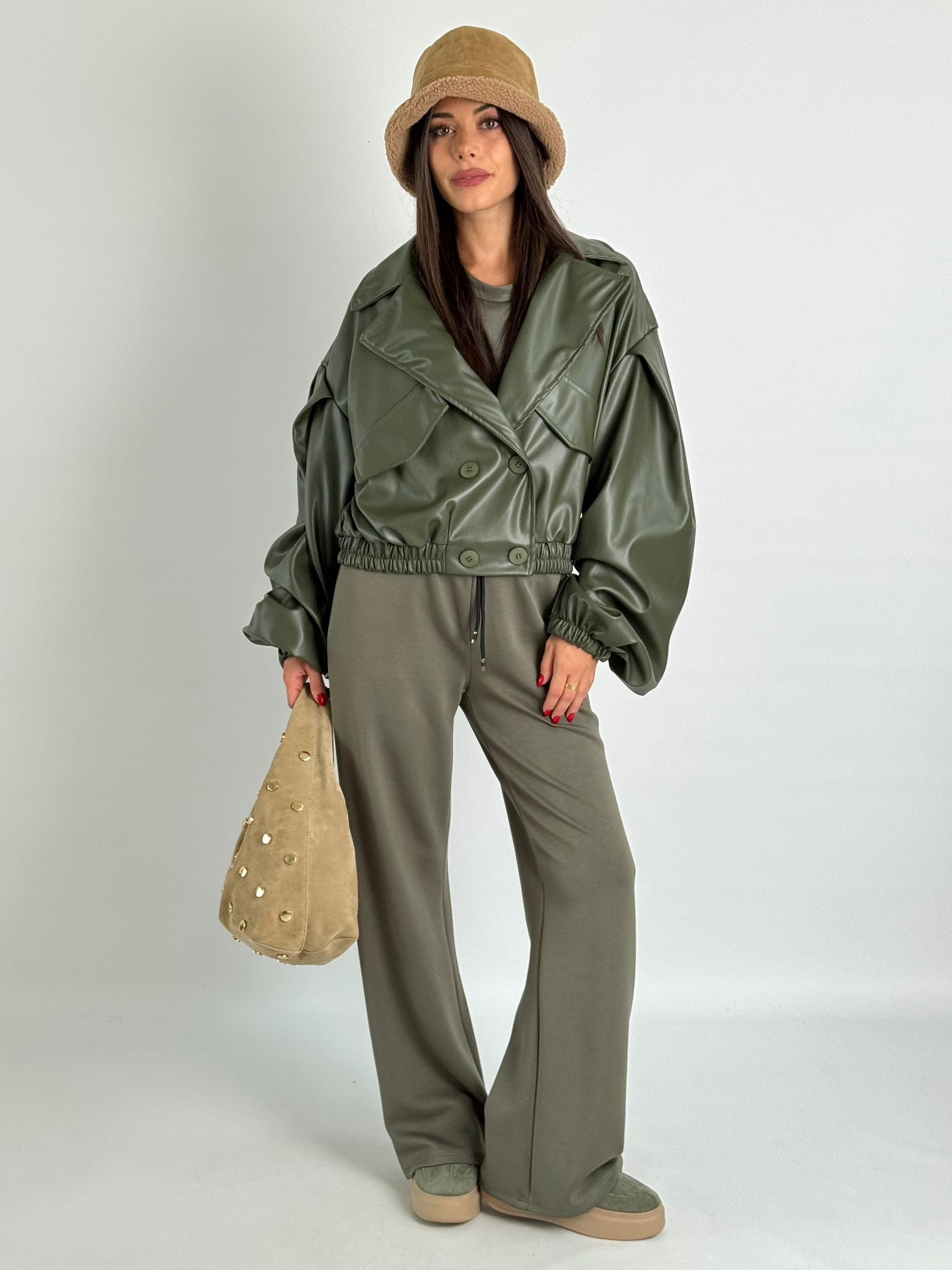 Bomber Olga verde