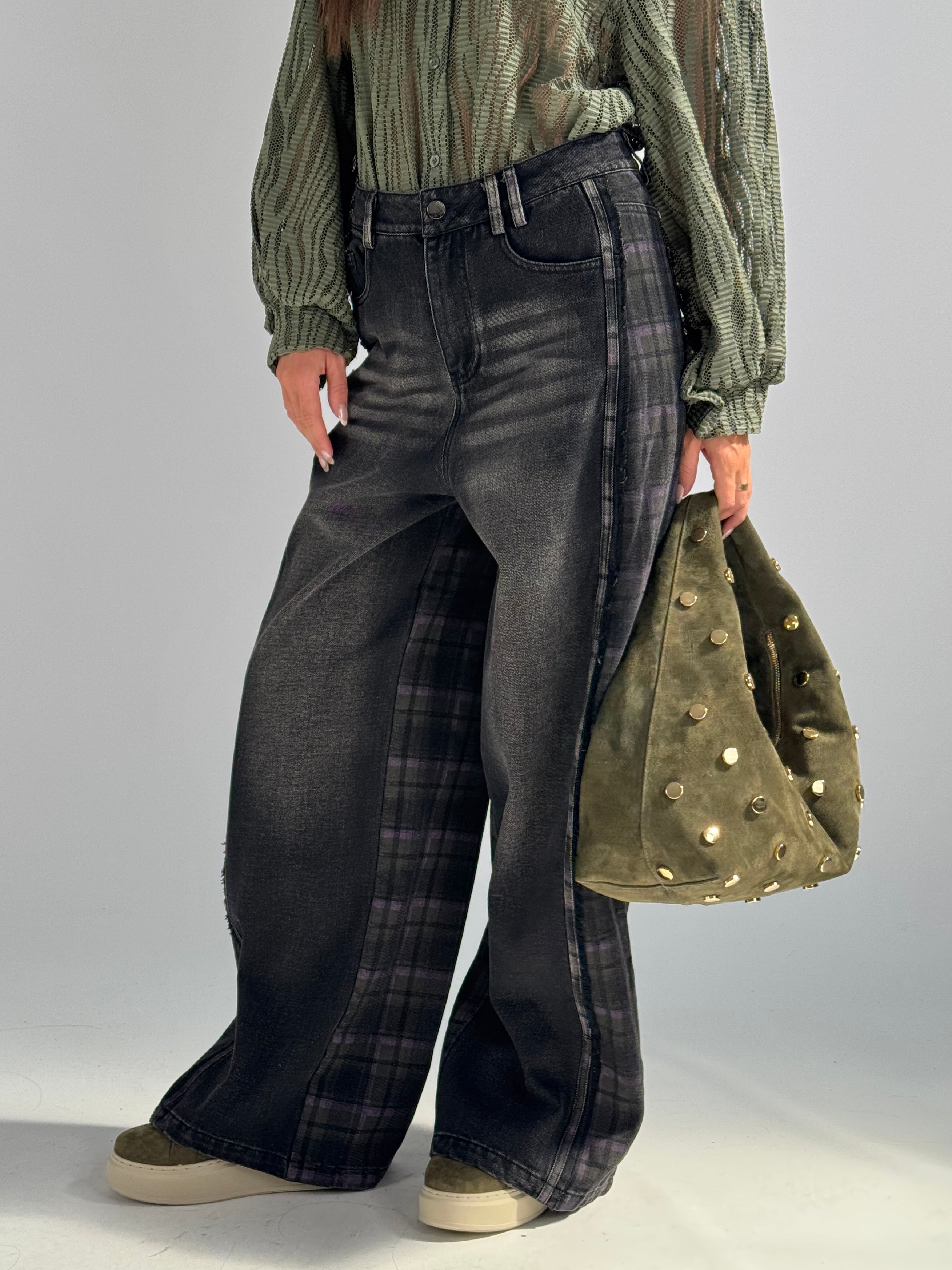 Jeans doppia fantasia