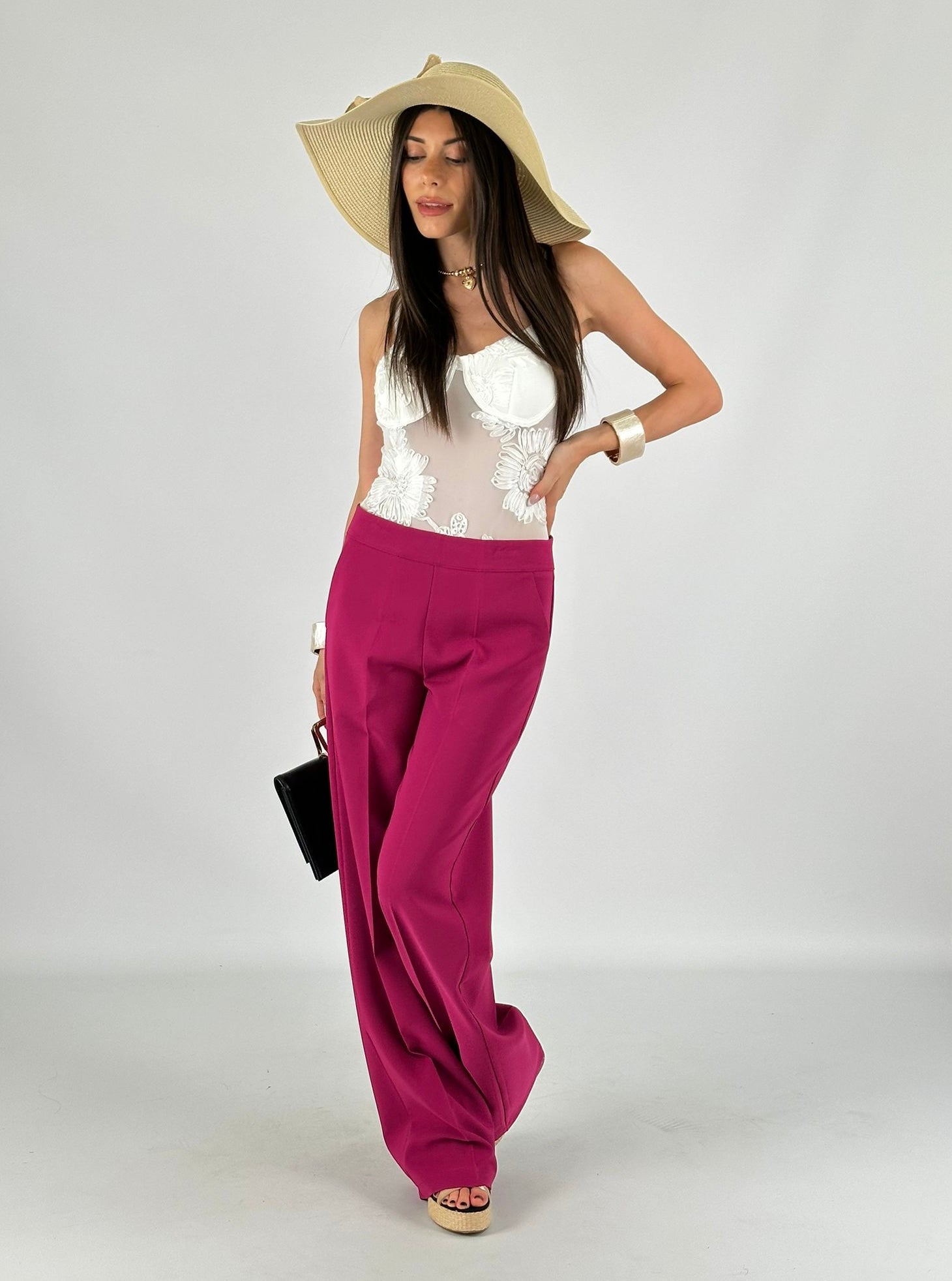 Pantalone rebeka fucsia