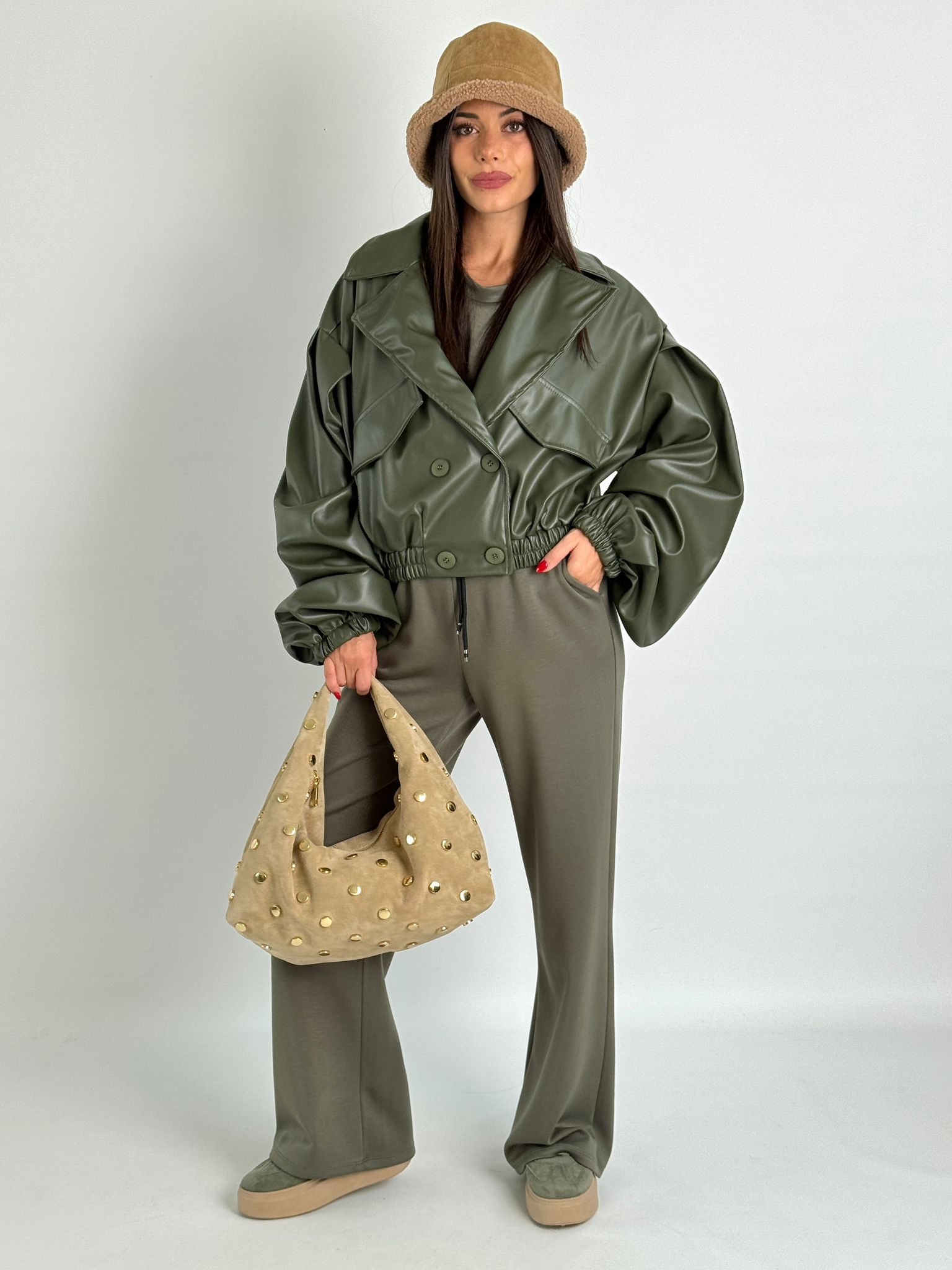 Bomber Olga verde