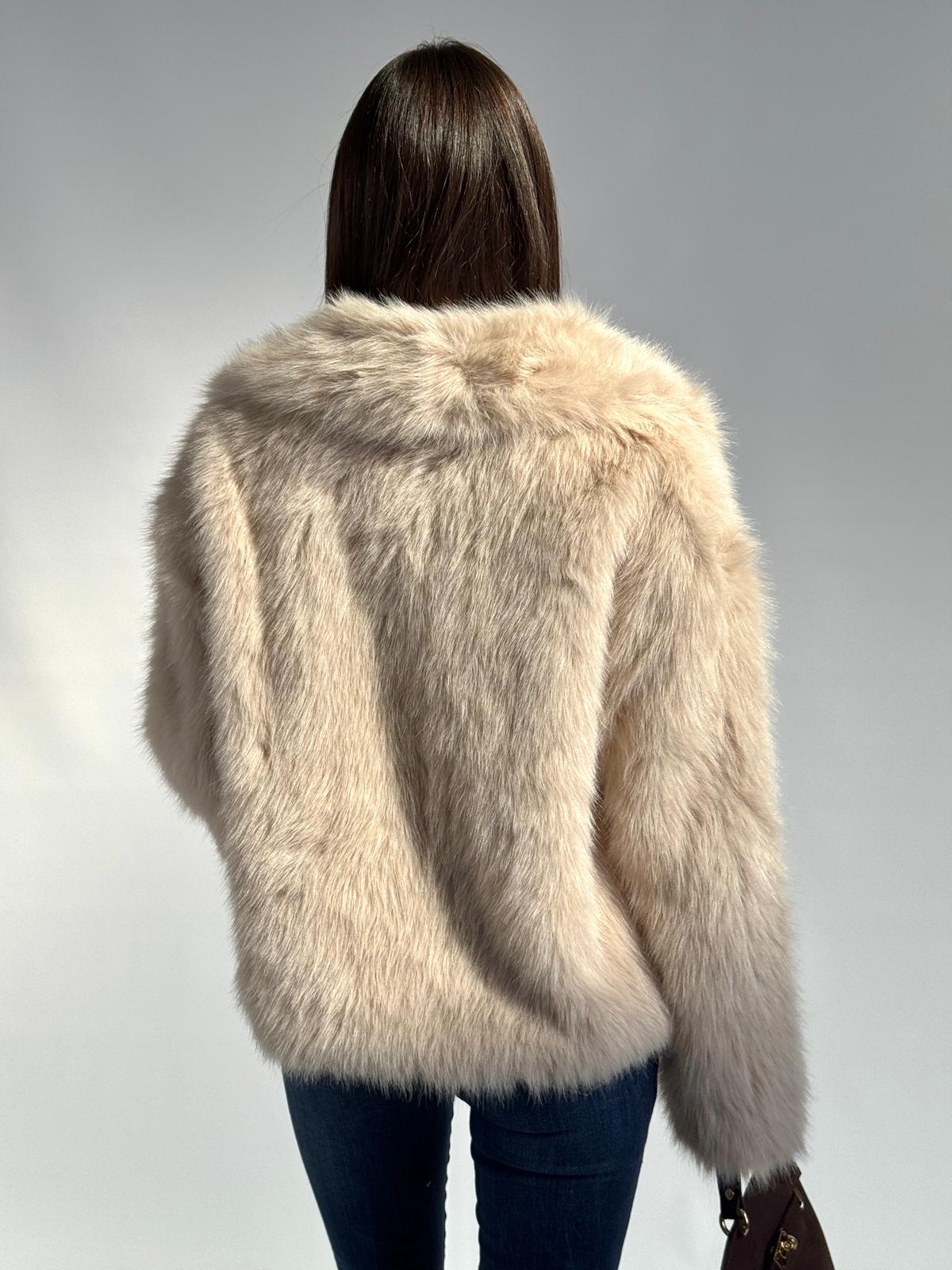 Pelliccia Gemma beige