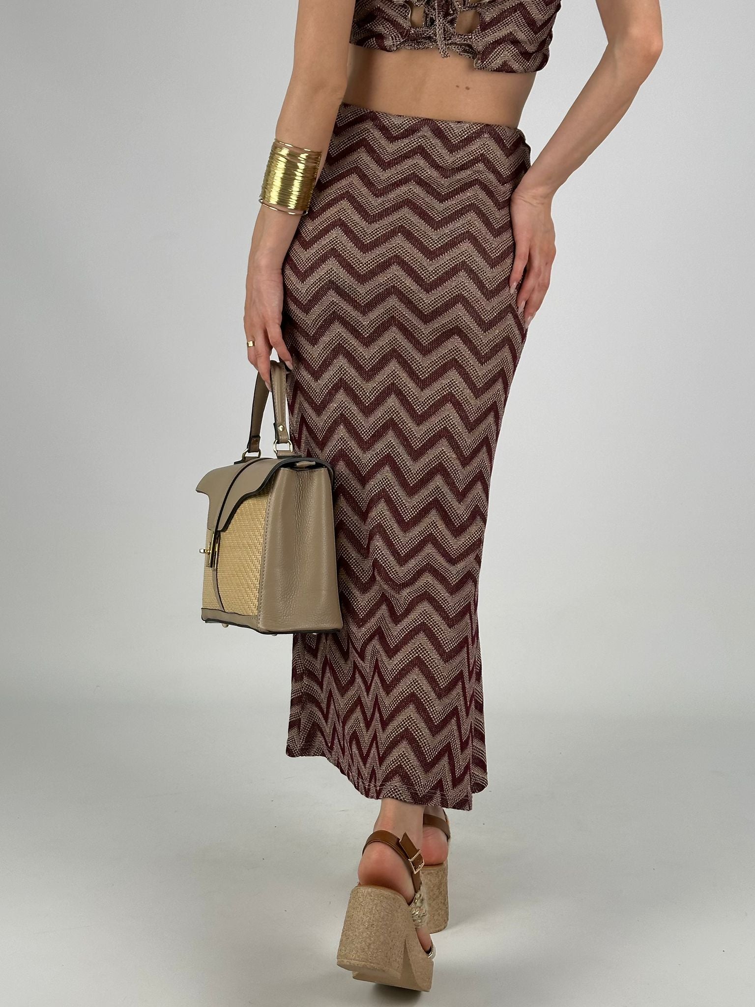 Completo missoni malva