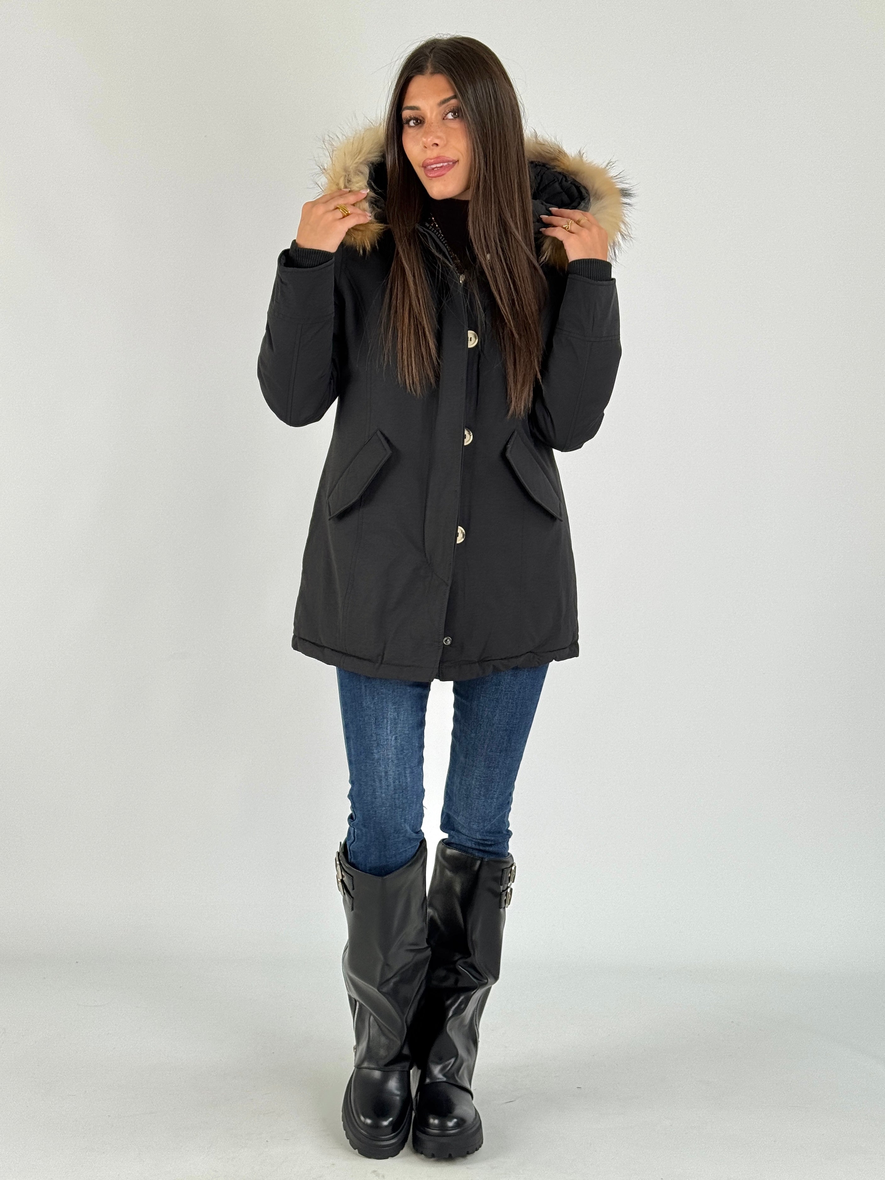 Giaccone Parka nero