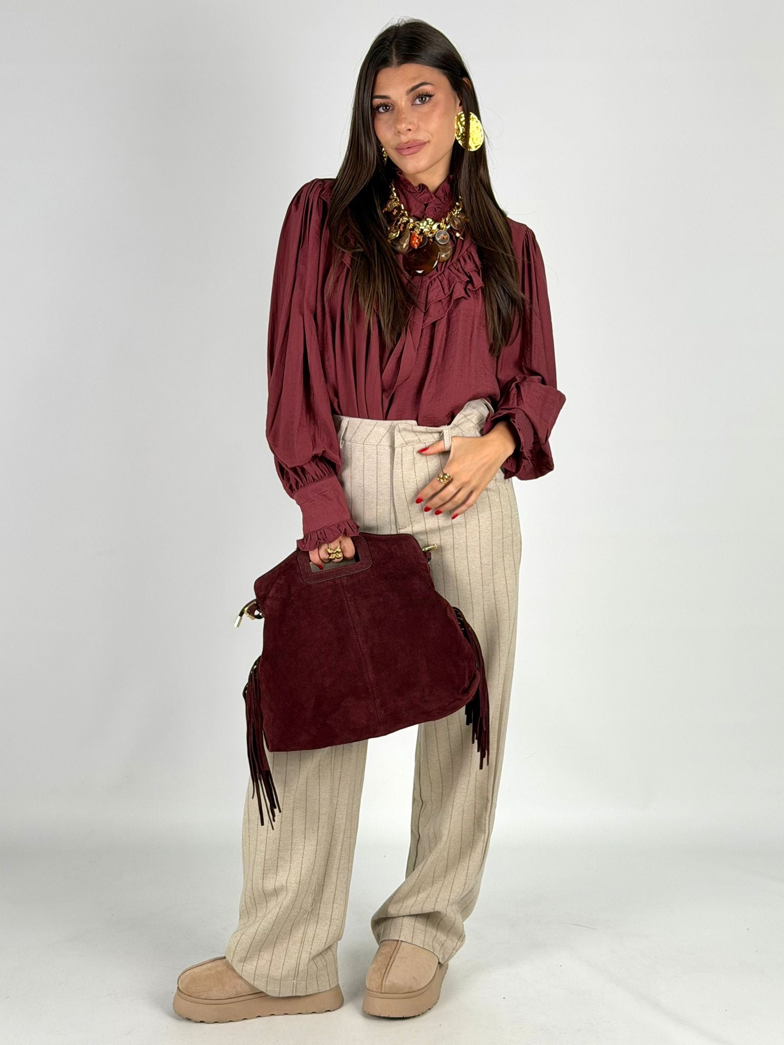 Pantalone Agata beige