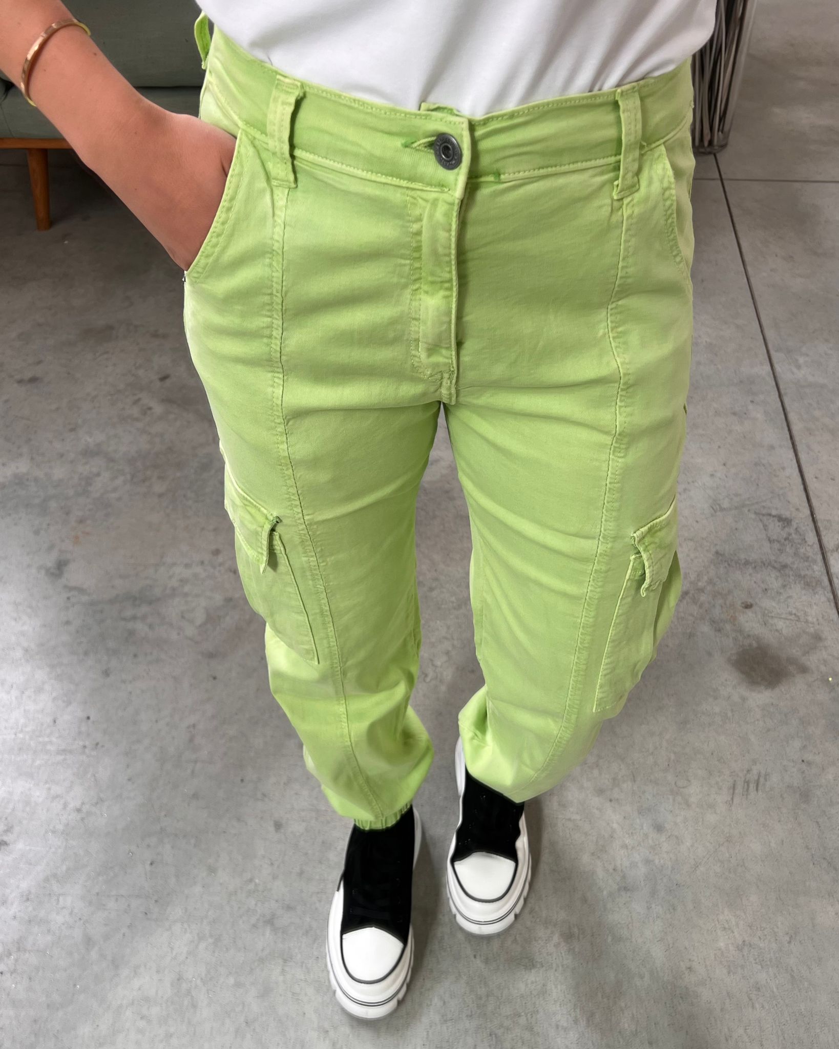 (image for) JEANS A PALLONCINO TASCONI verde